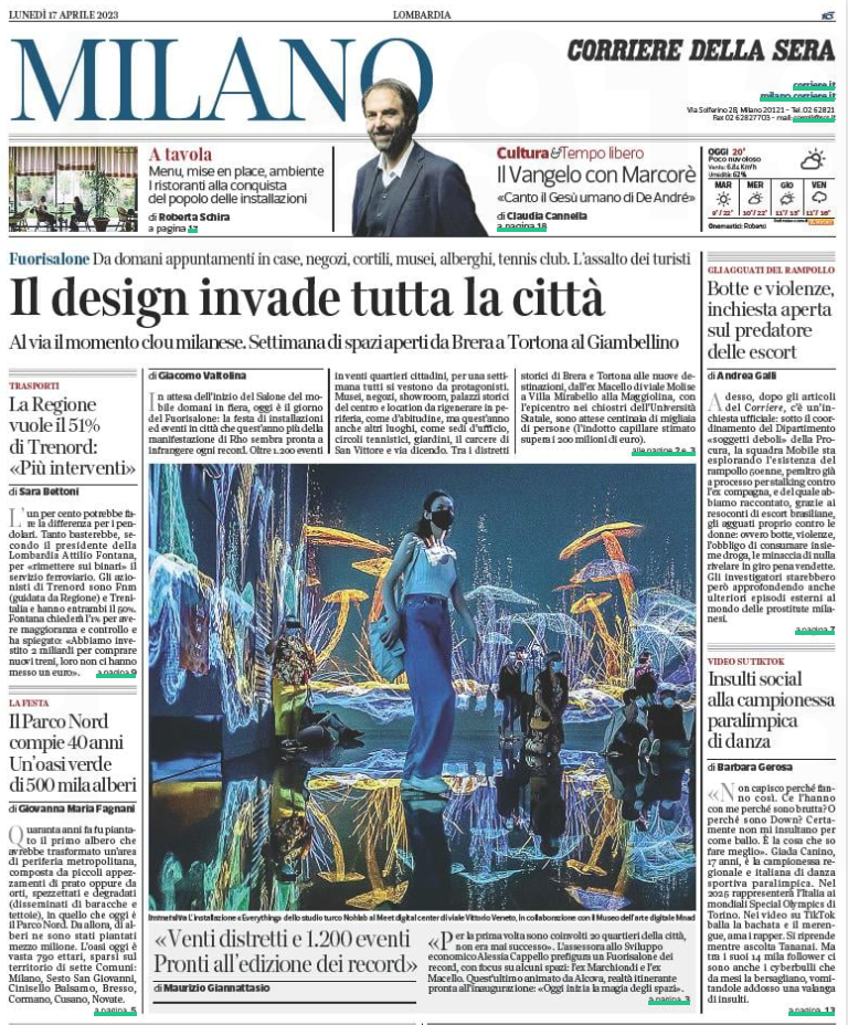 Corriere della Sera - Milano 17/4/23