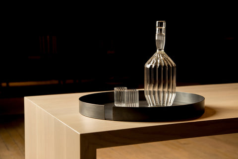 Dearborn Collection of modern designer glassware.